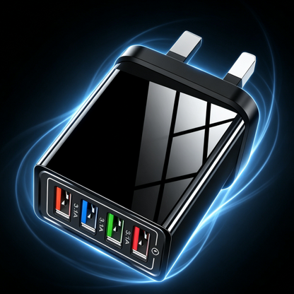 🔥The Charger Big Tech Hates | 4-Port Quick Charge 3.0 + AI Performance Boost