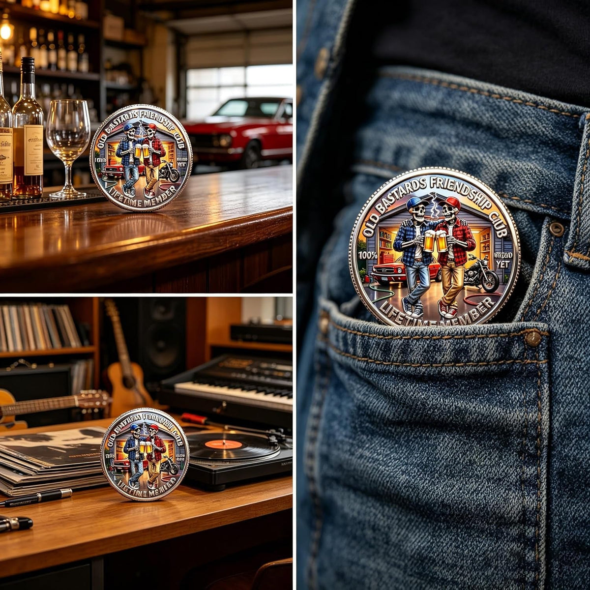Old Friends Forever Club Coin - image 4