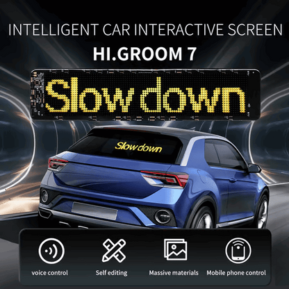 🔥Flash Sale✨DIY Car Dynamic LED Smart Colorful Eye Lamp Soft Screen - image 4