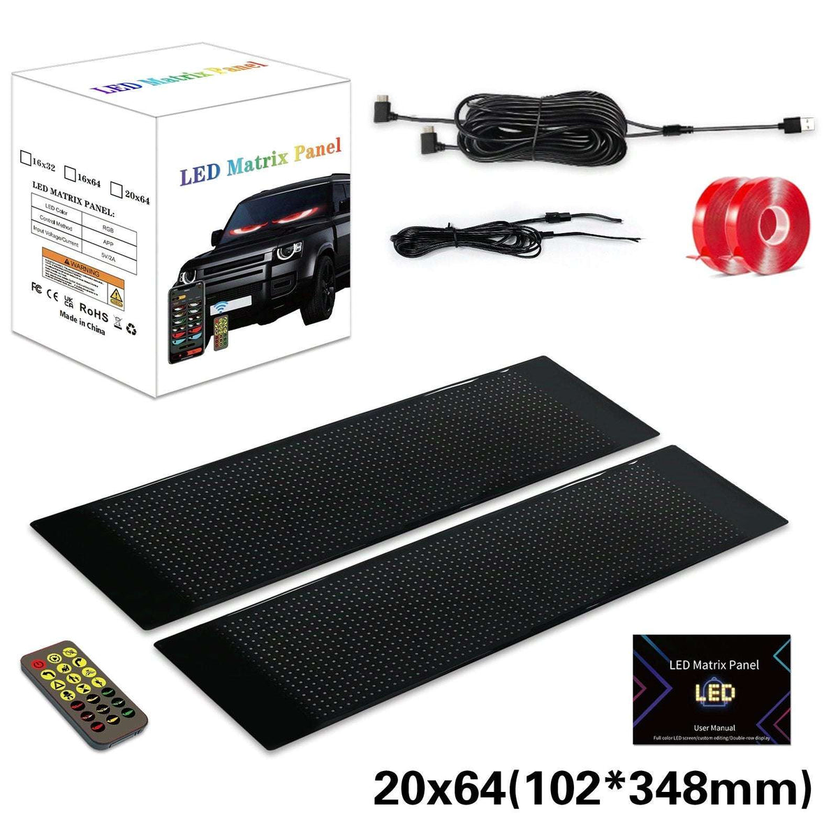🔥Flash Sale✨DIY Car Dynamic LED Smart Colorful Eye Lamp Soft Screen - image 19