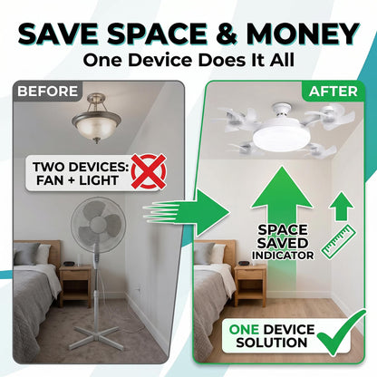 2026 New E27 Socket Ceiling Fan Light - image 6