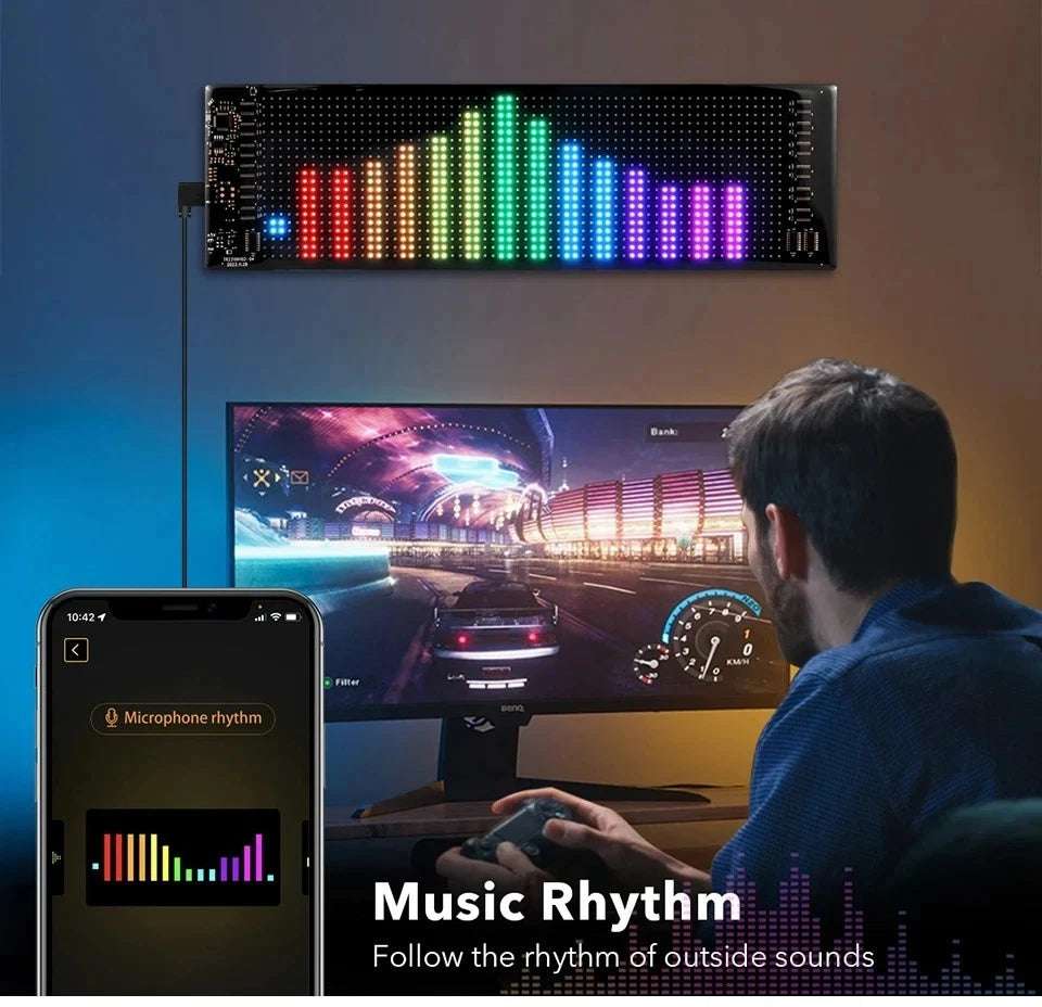 🔥Flash Sale✨DIY Car Dynamic LED Smart Colorful Eye Lamp Soft Screen - image 6