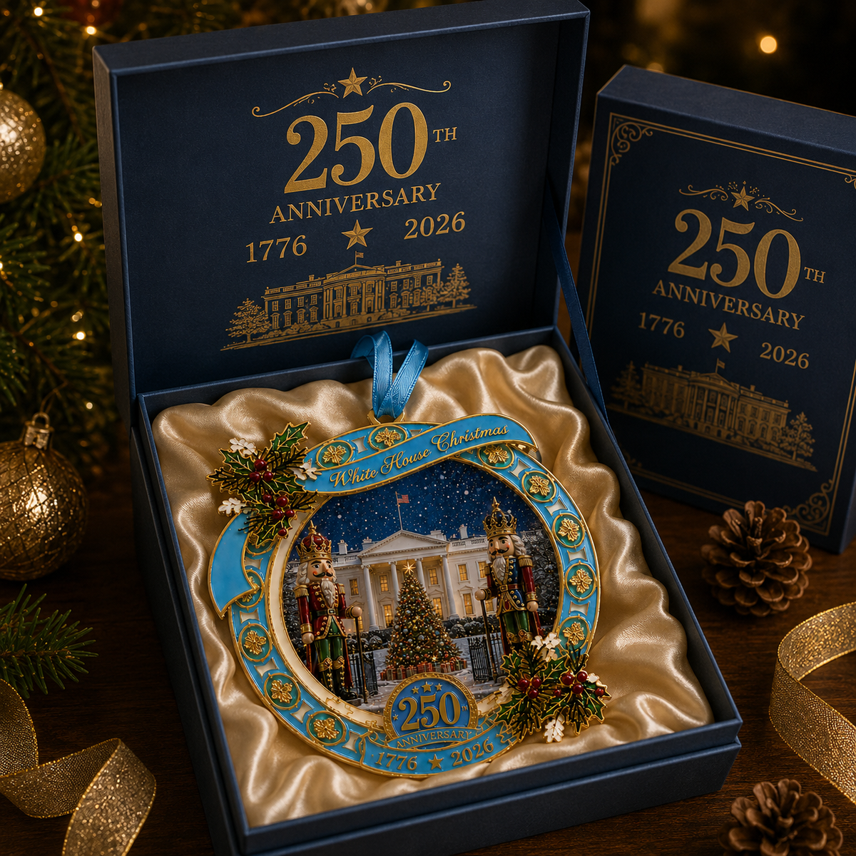 ❤️🔥"The Nutcracker" 250th Anniversary Ornament—Guarding the White House