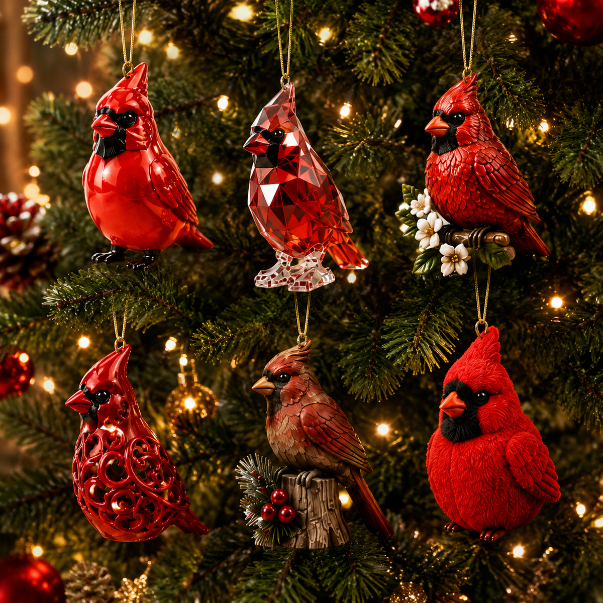 💖Last 30pcs🔥cardinal Christmas 24-Day Countdown Calendar