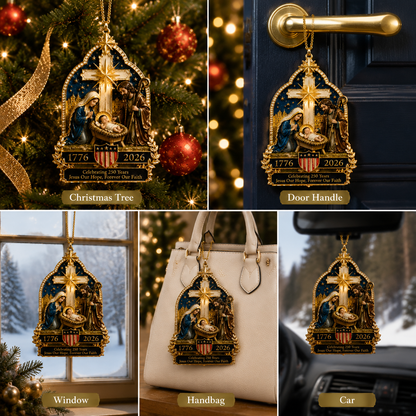 ❤️✨Nativity scene Christmas tree ornament