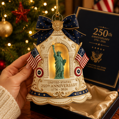 ❤️✨250th Anniversary Limited Edition Bell Christmas Tree Ornament