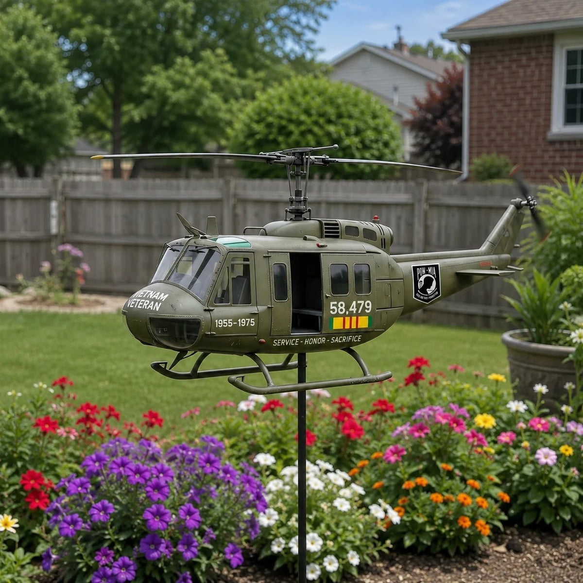 ❤️🔥Last 30pcs🔥Last Day Promo: 49% OFF 🎖️-Vietnam Veteran UH-1 Helicopter Wind Spinner