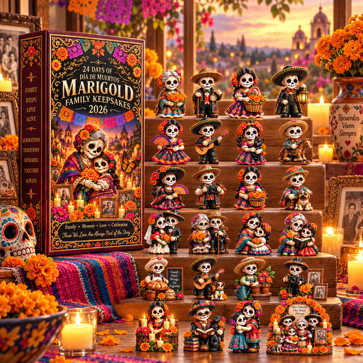 24 Days of Family, Memory & Love — Día de Muertos Marigold Family Keepsakes Advent Calendar 2026 - image 6
