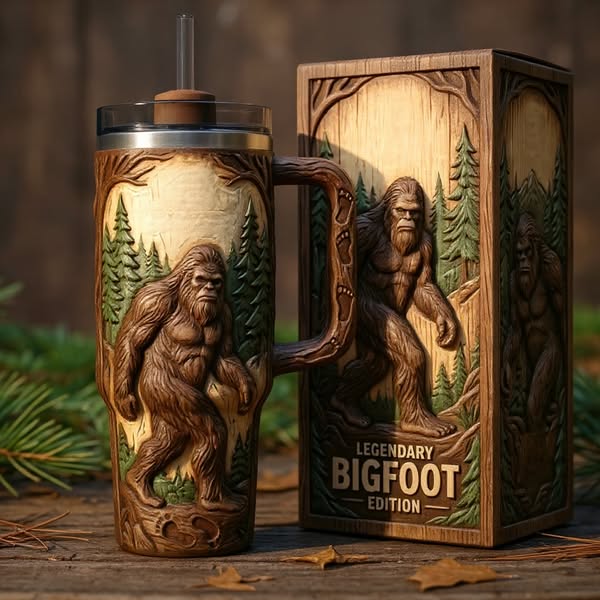 🌲✨ "Secret of the Woods" Limited Series: Touch the Legend of the Wild Tumbler