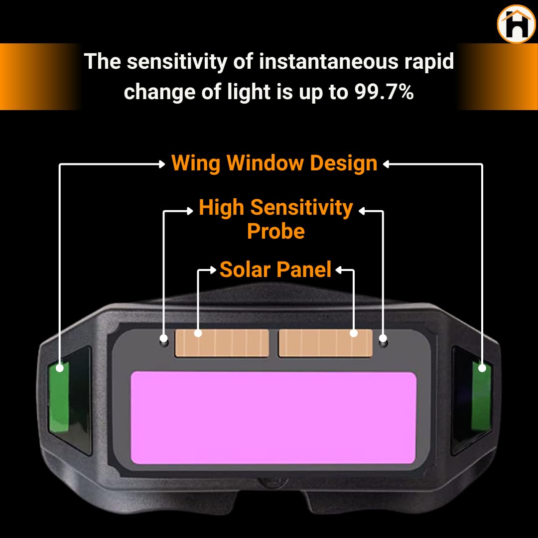 Industrial Welder Safety Glasses, Auto‑Darkening Welding Goggles✨