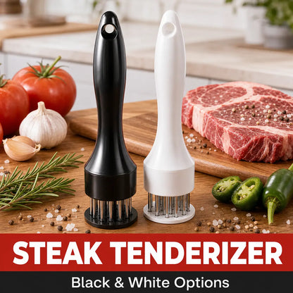Stainless Steel Meat Tenderizer Tool – Multi-Needle Tenderizer for Fast Marinating & Juicier Meat - image 2