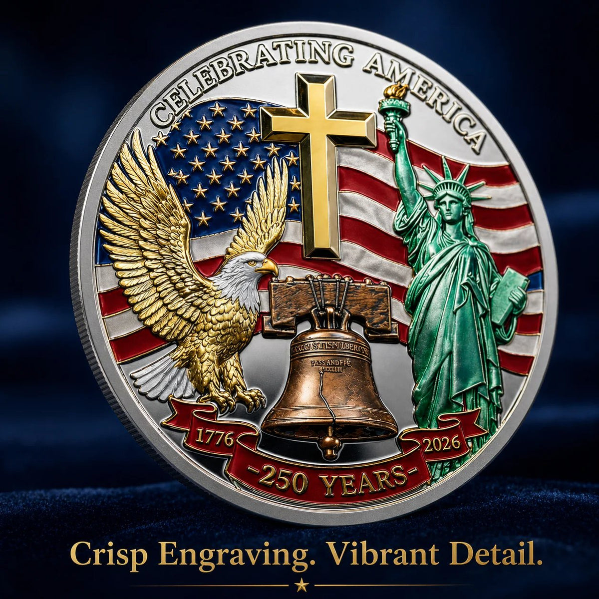 🎉🇺🇸 Limited Edition!🔥🔥United States 250th Anniversary Coin - image 7