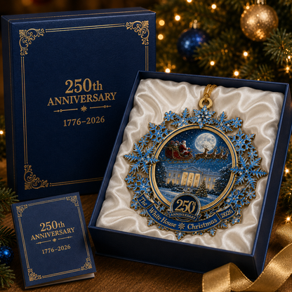 ❤️✨Blue Snowflake Christmas Tree Ornament