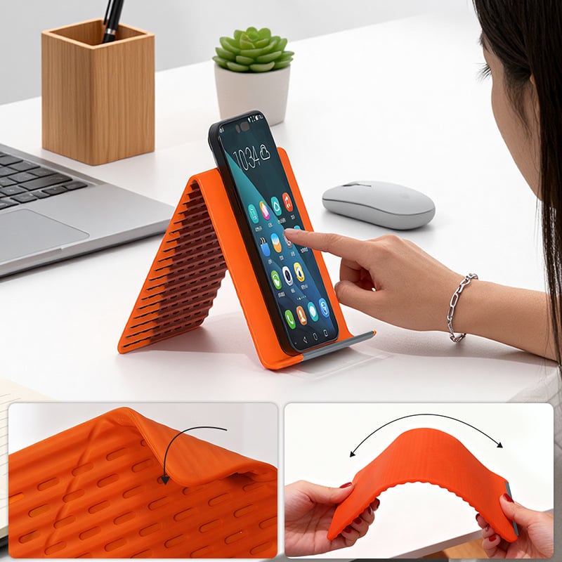 ❤️🔥Last 30pcs🔥🔥2026 Flexible Silicone Aluminum Phone Stand