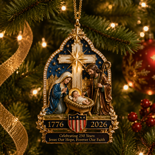 ❤️✨Nativity scene Christmas tree ornament