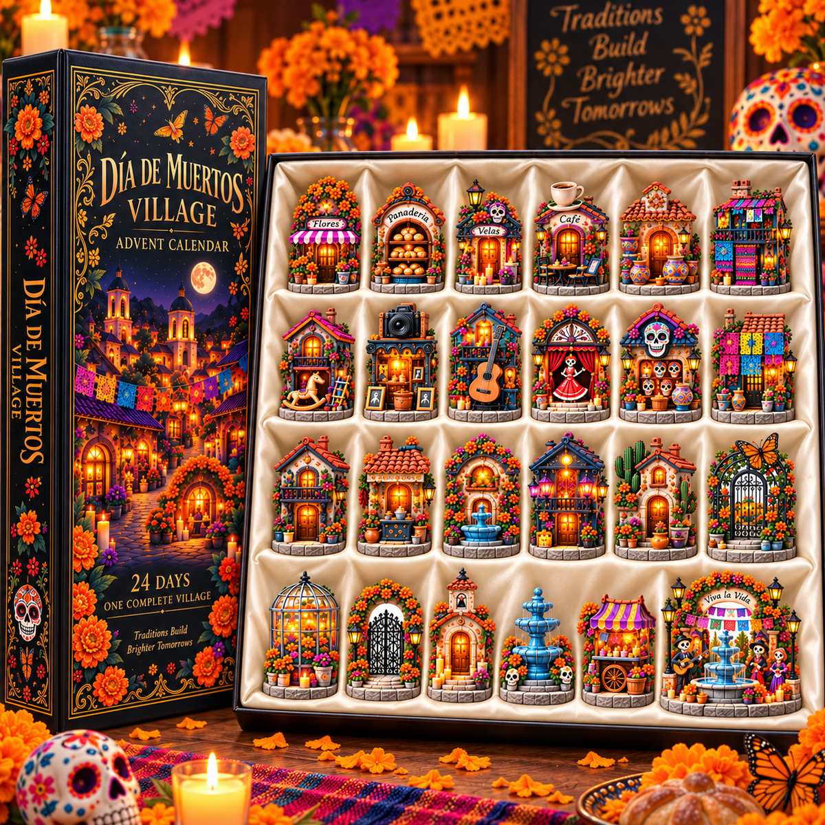 24 Days to Build a Village of Memories — Día de Muertos Village Advent Calendar 2026 - image 5