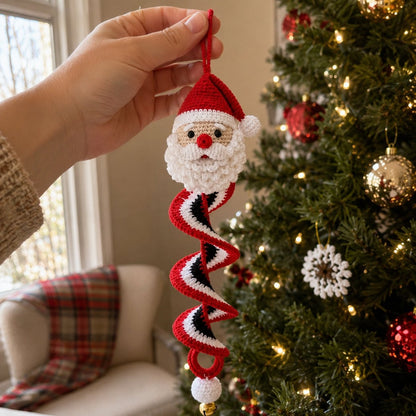 ☃️ Crochet Snowman Spiral Ornament DIY Kit | Complete Beginner-Friendly Set with Soft Yarn, Crochet Hook, Festive Beads, Snowflakes & Step-by-Step Guide 🧶🎄✨ - image 23
