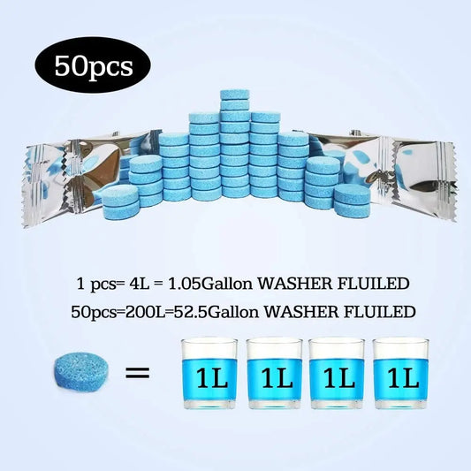 50PCS Car Windshield Washer Fluid concentrate Tablets,Windshield Wiper Fluid💧 - image 1