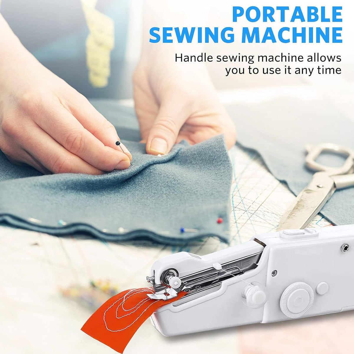 Portable Miniature Handheld Sewing Machine- Beginner-Simple Operation 🧵 - image 4
