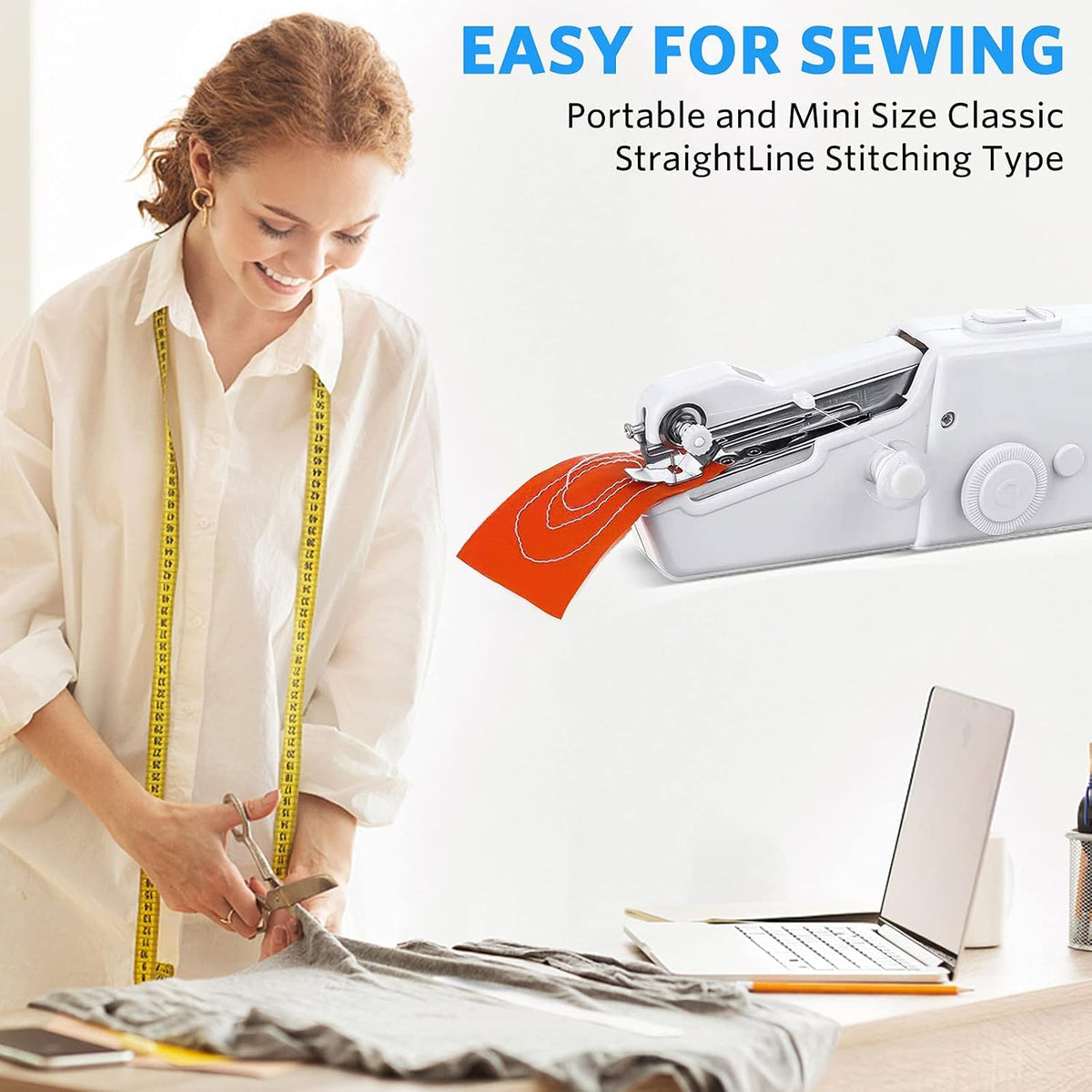 Portable Miniature Handheld Sewing Machine- Beginner-Simple Operation 🧵 - image 5