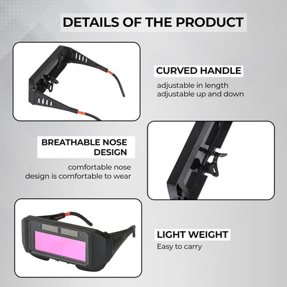 Industrial Welder Safety Glasses, Auto‑Darkening Welding Goggles✨