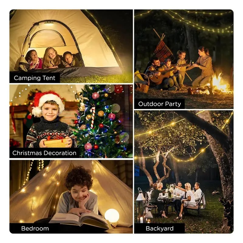 💖🔥LAST DAY 50% OFF ✨4 in 1 Camping String Lights