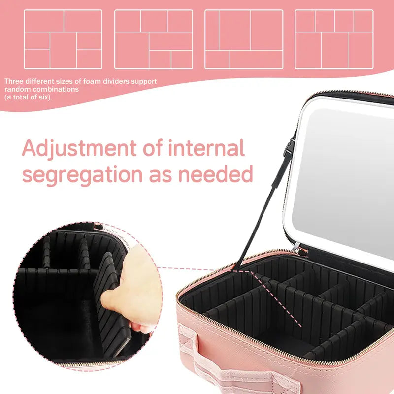 ❤️🔥Last 30pcs🔥Mother's Day Present-----Portable Makeup Case Cosmetic Organizer