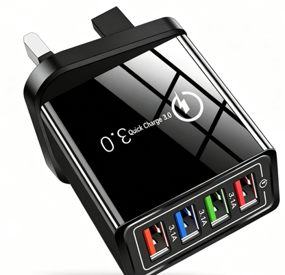 🔥The Charger Big Tech Hates | 4-Port Quick Charge 3.0 + AI Performance Boost