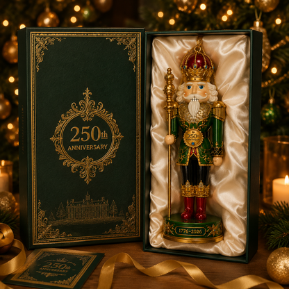❤️✨2026 America 250th Anniversary Emerald Nutcracker King Ornament
