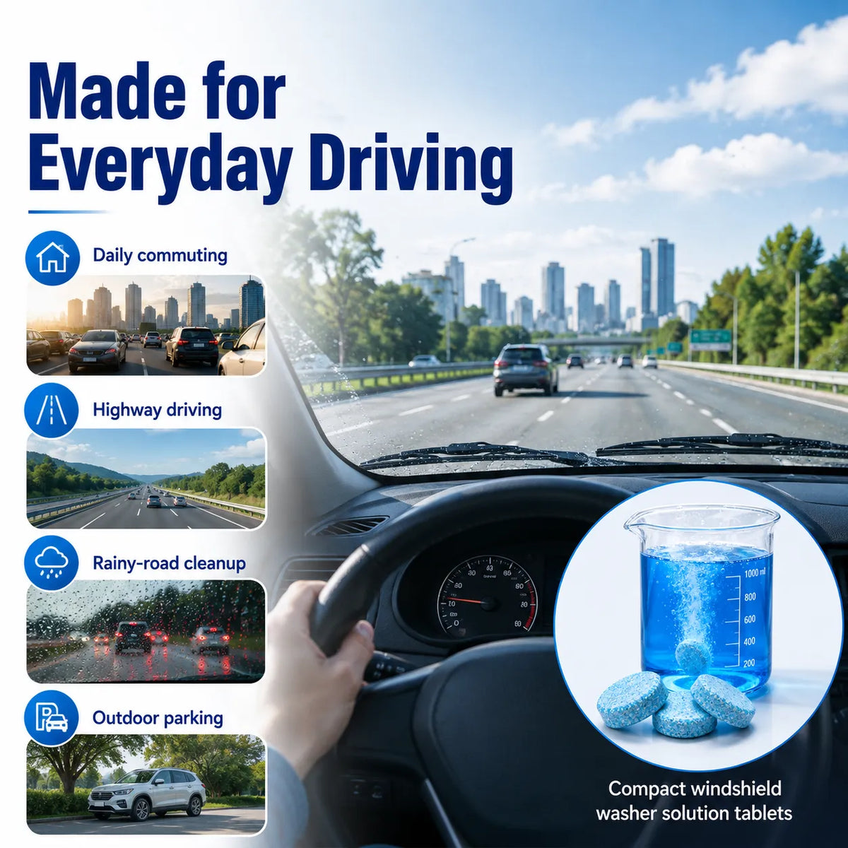 🚗💧 Windshield Washer Tablets — Drop, Dissolve & Drive Clear! - image 3