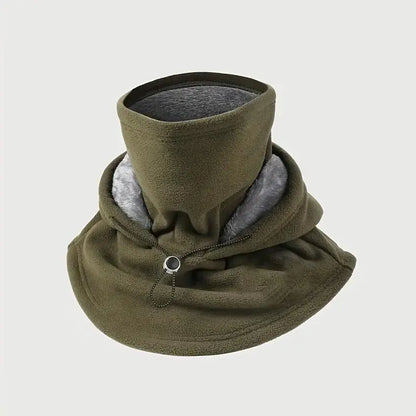 Integrated Flannel Warm Face Mask and Hat, Windproof and Warm🌬️