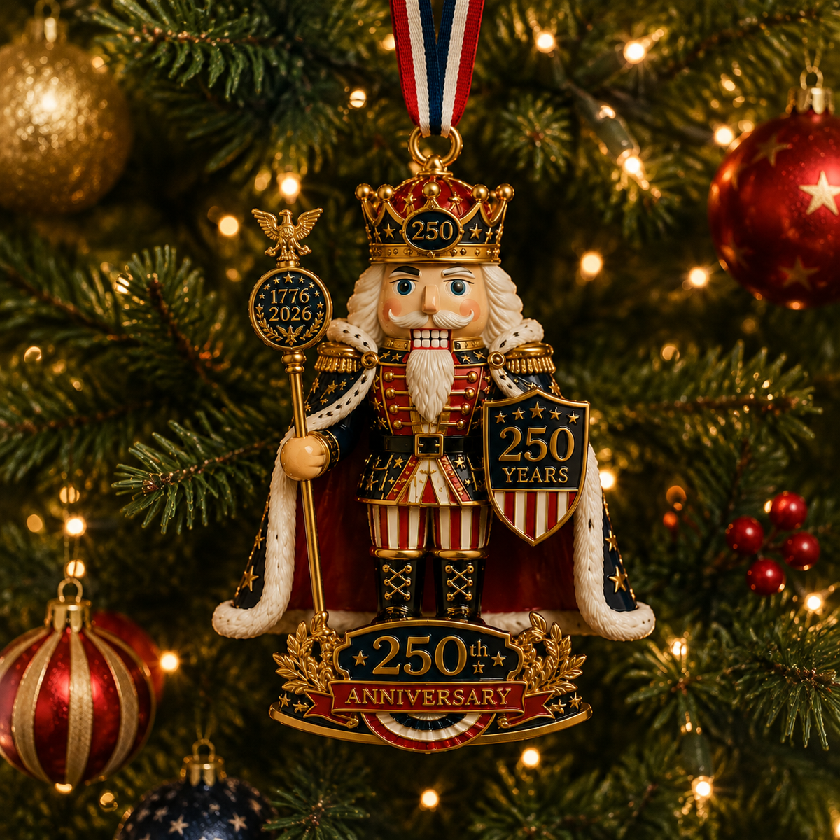 ❤️✨Nutcracker-themed Christmas tree ornament