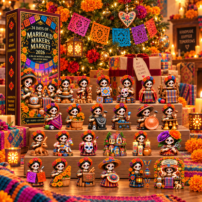 24 Days of Handcrafted Tradition — Día de Muertos Marigold Makers Market Advent Calendar 2026 - image 6
