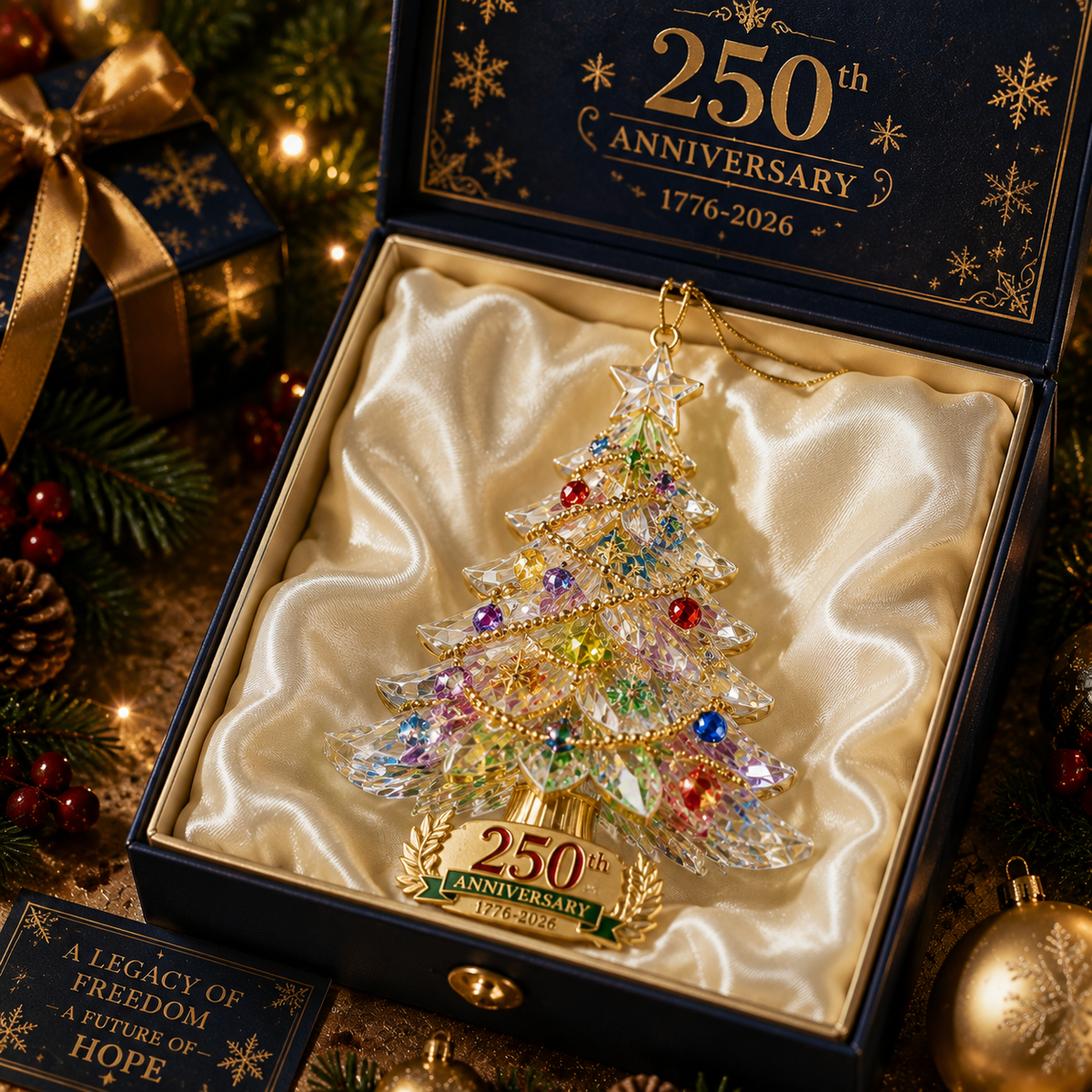 ❤️✨250th Anniversary Crystal Christmas Tree