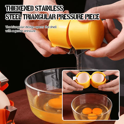 🎊Stainless Steel Egg Opener – Crack, Cut, and Separate Eggs Easily🍳 - image 15