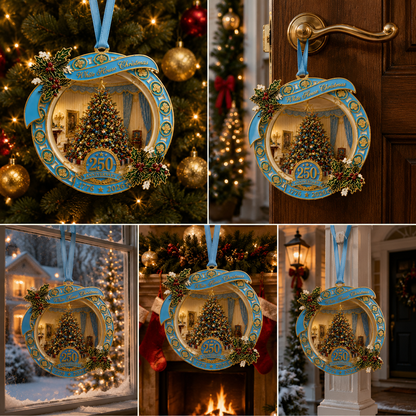 ❤️✨250th Anniversary View of the Christmas tree in the White House bedroom