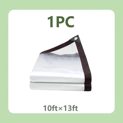 Clear Waterproof PE Tarp, Transparent Outdoor Cover with Metal Grommets🛡️ - image 11