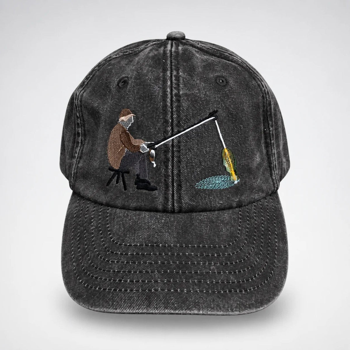 🔥 Last Day 49% OFF-🎣🧢 Catch of the Day Interactive Fishing Cap –🎁 Vintage Washed Moving Fish Hat - image 7