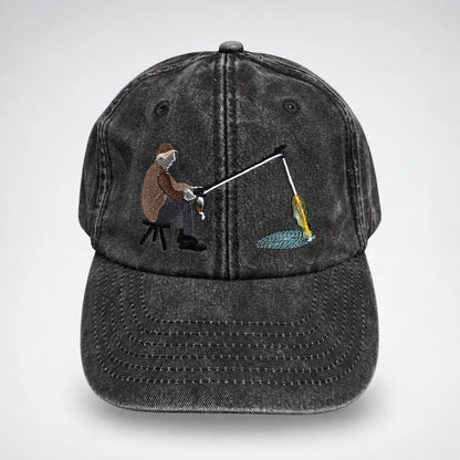 🔥 Last Day 49% OFF-🎣🧢 Catch of the Day Interactive Fishing Cap –🎁 Vintage Washed Moving Fish Hat - image 7
