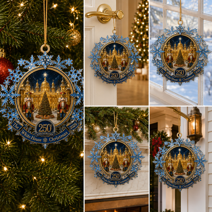 ❤️✨Blue Snowflake Christmas Tree Ornament