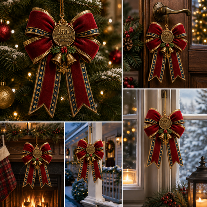 ❤️✨250th Anniversary Bow Christmas Tree Ornament