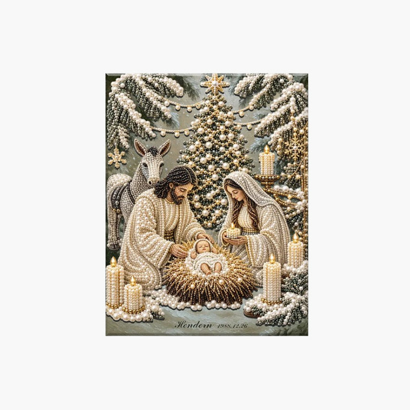 🎉🎄 Limited Edition!🔥🌟 Nativity Scene Diamond Painting Kit - image 9