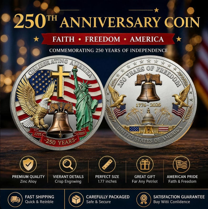 🎉🇺🇸 Limited Edition!🔥🔥United States 250th Anniversary Coin - image 1