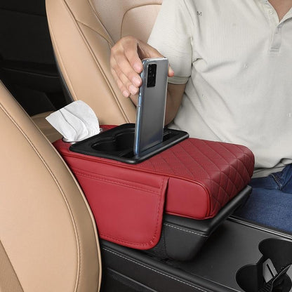 🔥🔥🔥Father's Day Special: Multifunctional PU Leather Car Armrest Pad