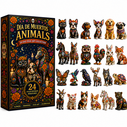 Día de Muertos Animals Advent Calendar 2026 – 24-Day Folk Art Animal Figurine Collection | 24 Unique Collector-Grade Miniatures - image 13