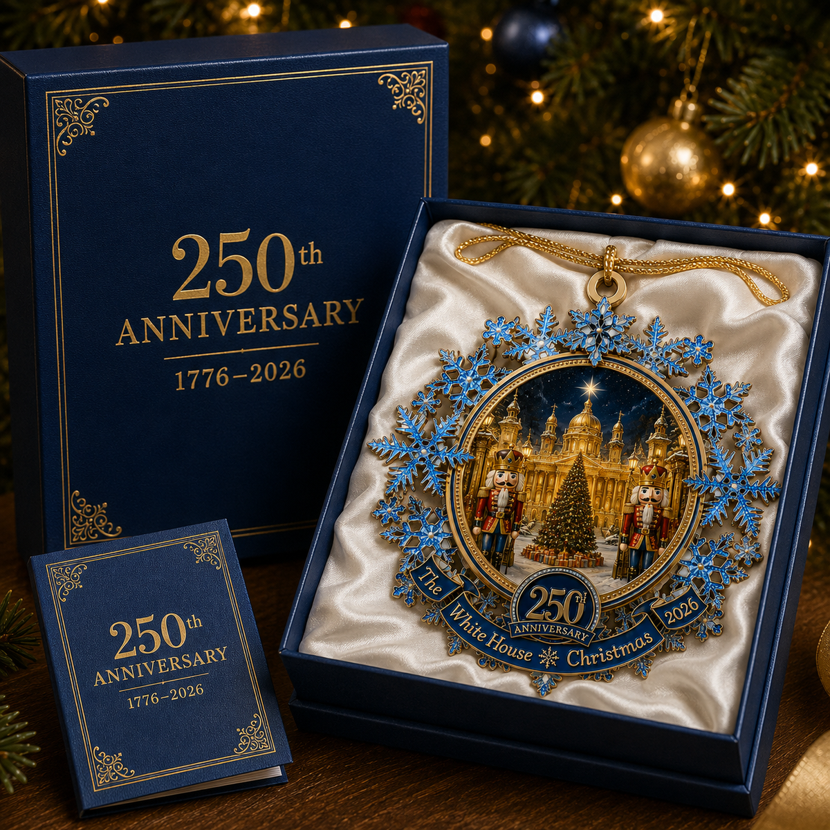 ❤️✨Blue Snowflake Christmas Tree Ornament