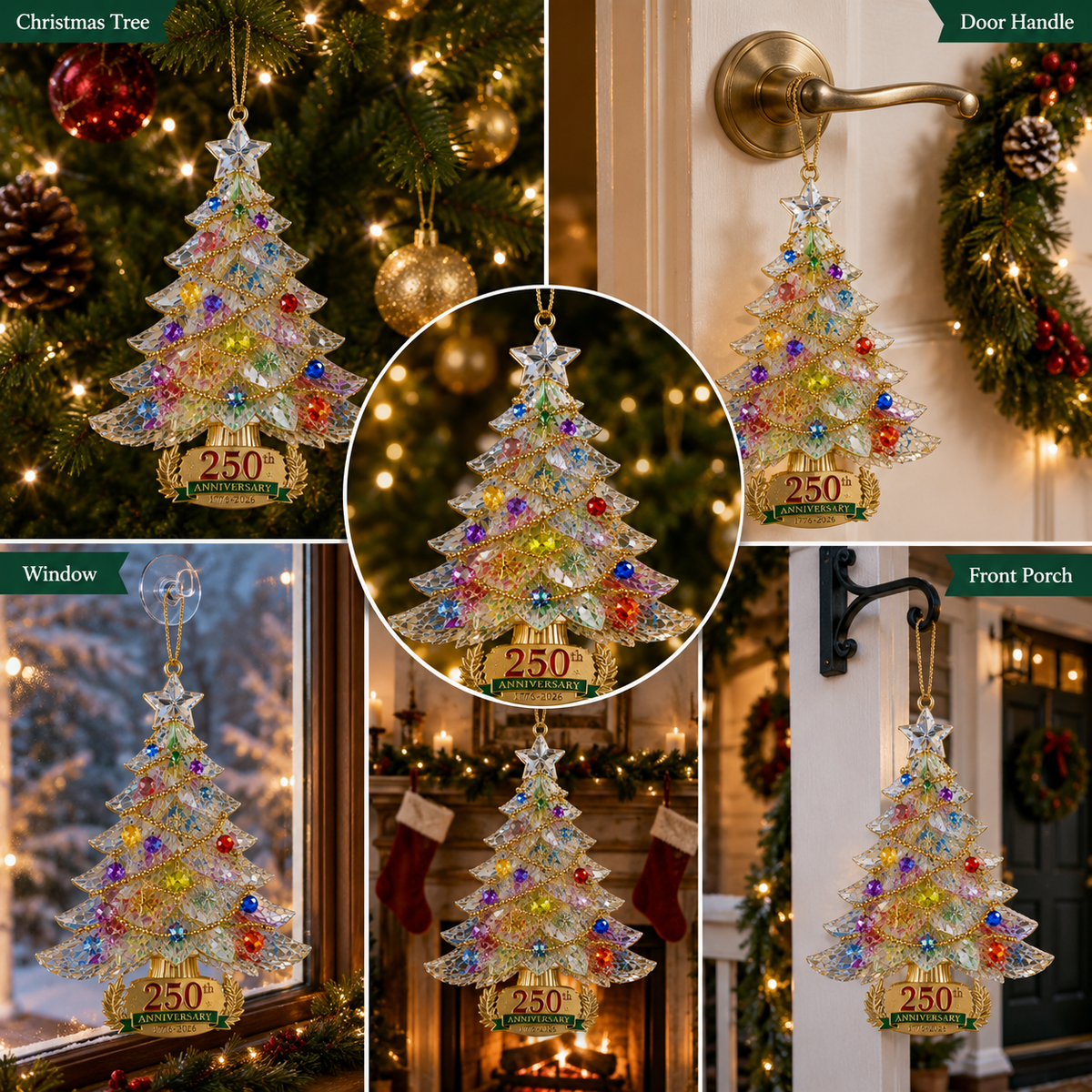 ❤️✨250th Anniversary Crystal Christmas Tree