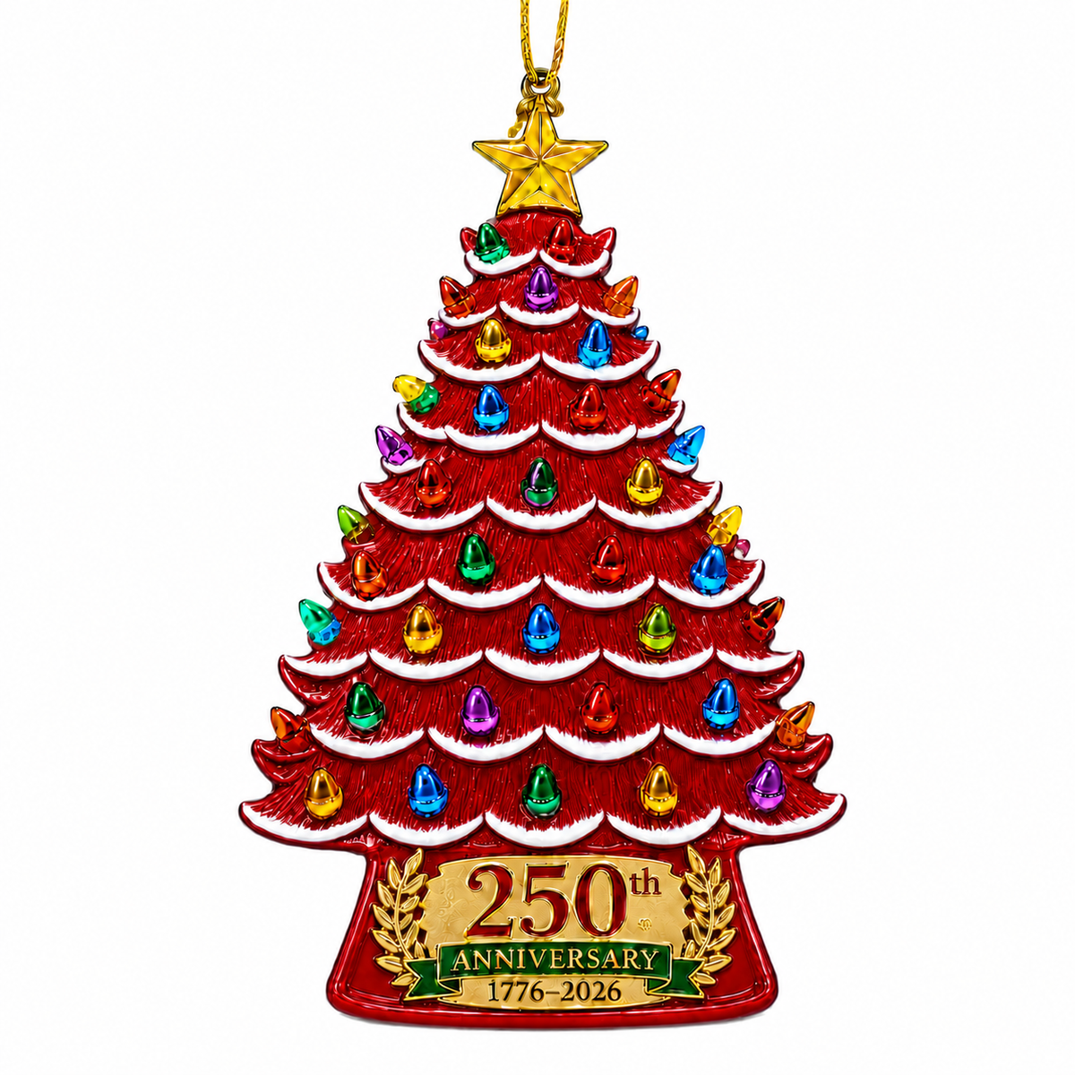 ❤️🔥Last 30pcs🔥🔥2026 America 250th Anniversary Nostalgic Christmas Tree Ornament