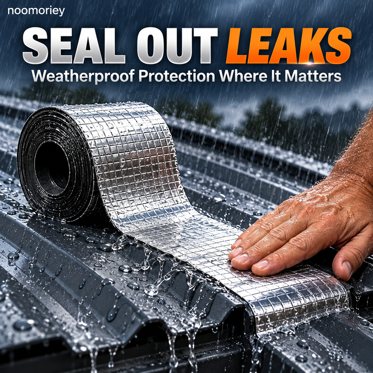 Heavy-Duty Butyl Waterproof Repair Tape – Heat-Resistant Self-Adhesive Seal for Roofs, Pipes & Cracks - image 1