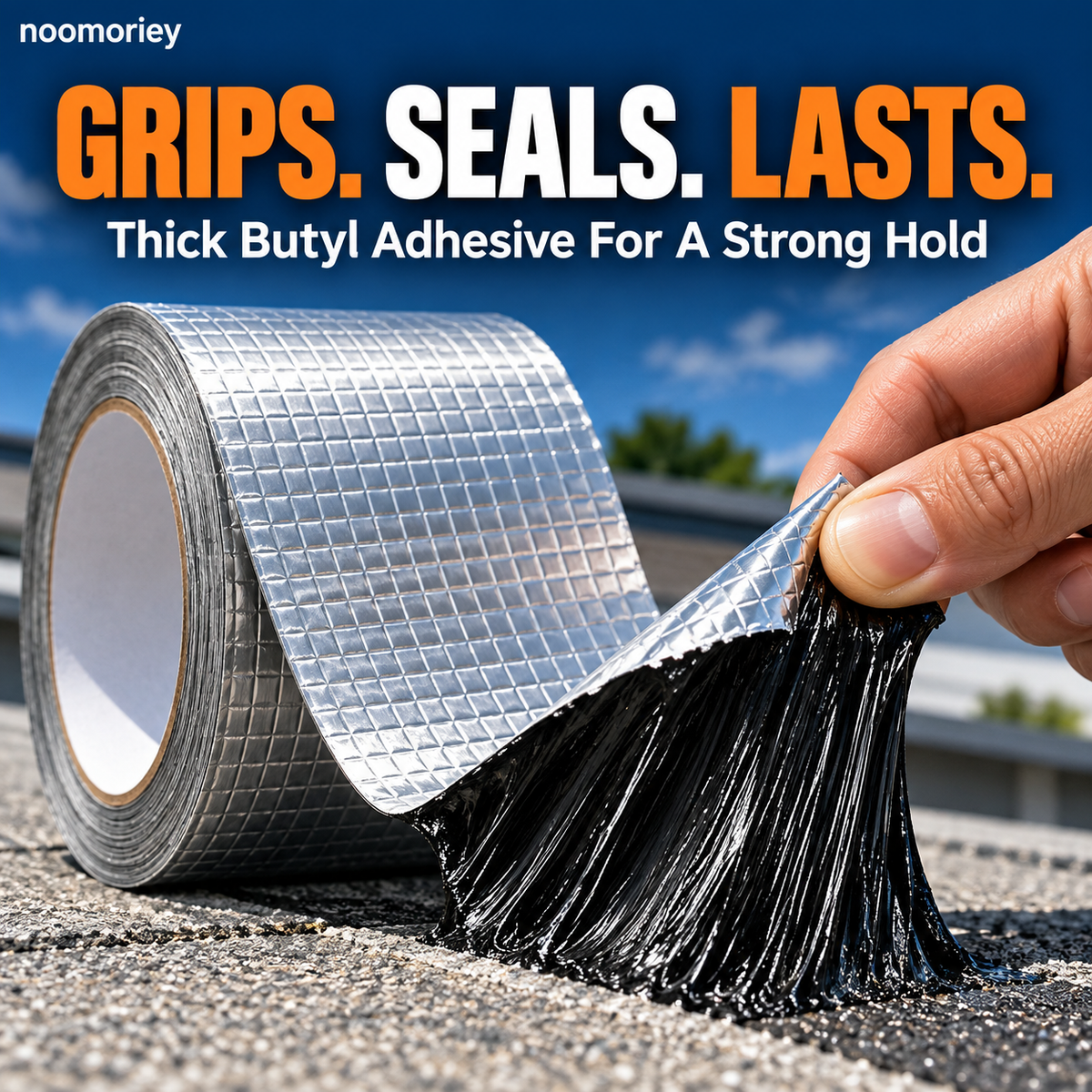 Heavy-Duty Butyl Waterproof Repair Tape – Heat-Resistant Self-Adhesive Seal for Roofs, Pipes & Cracks - image 3